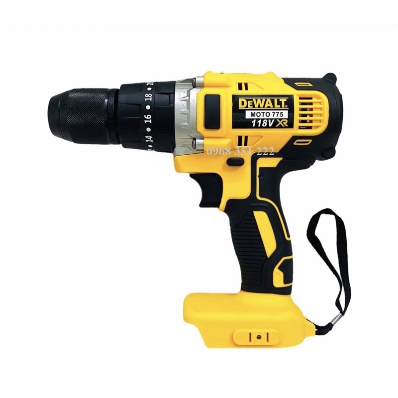 Thân Máy Khoan Pin Dewalt Động Cơ 775 dùng chung pin makita 18v
