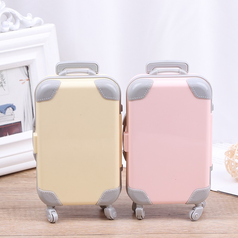 Va Li Kéo Mini Trang Trí Nhà Búp Bê Xinh Xắn