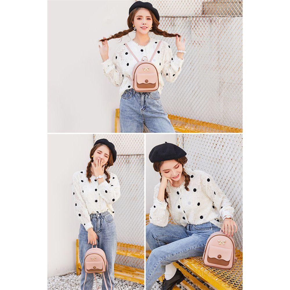 Ba Lô Da PU Mini Thời Trang Cho Nữ