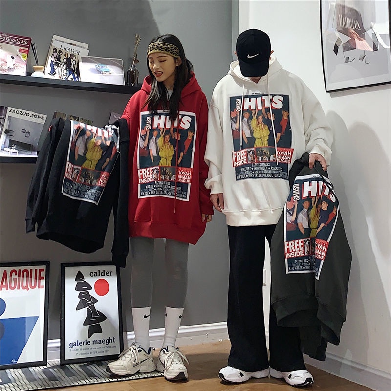 Áo hoodie dáng rộng có kích thước lớn đến 300kg thời trang cho nam và nữ