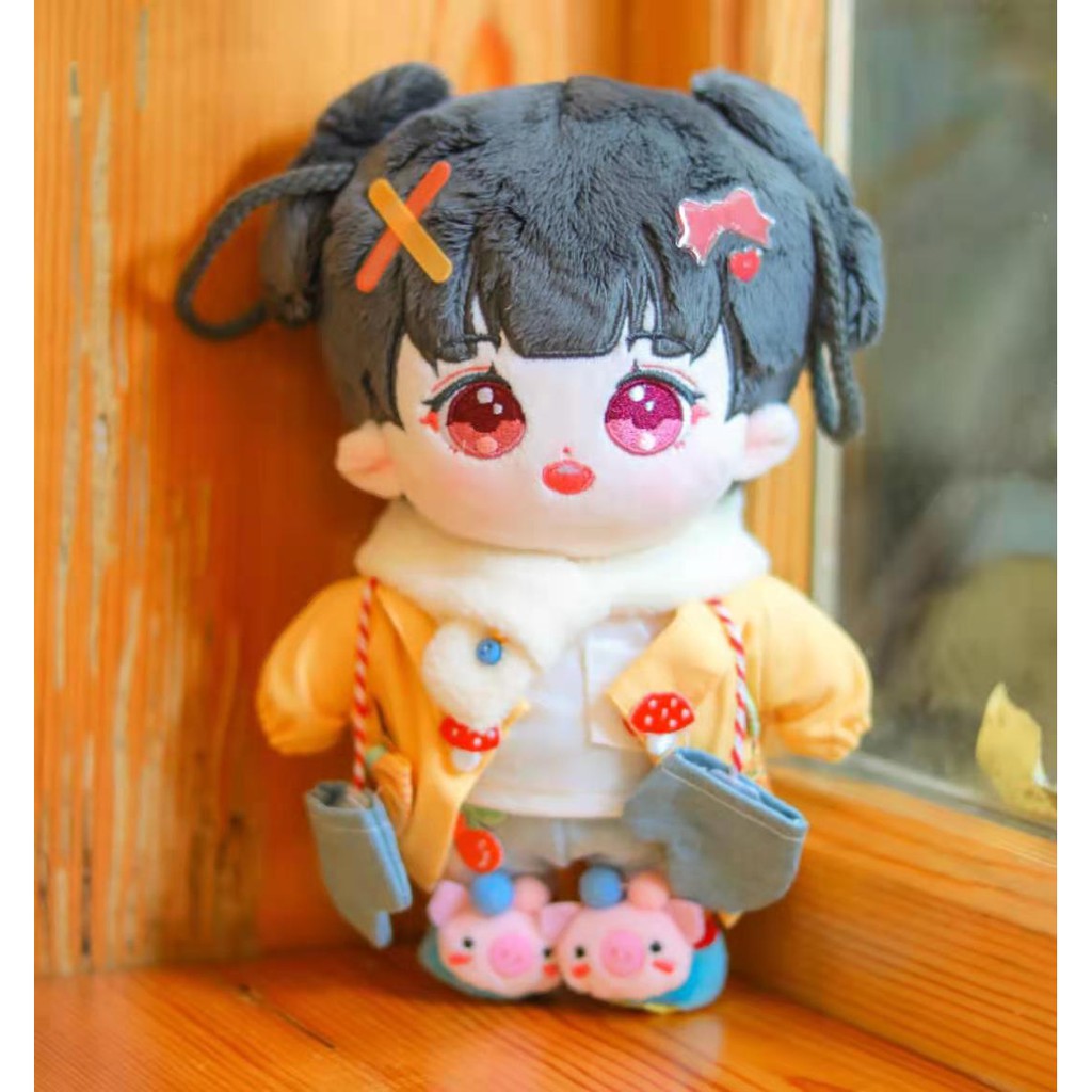 SẴN Doll không thuộc tính bé Dan Ying cột tóc 20cm