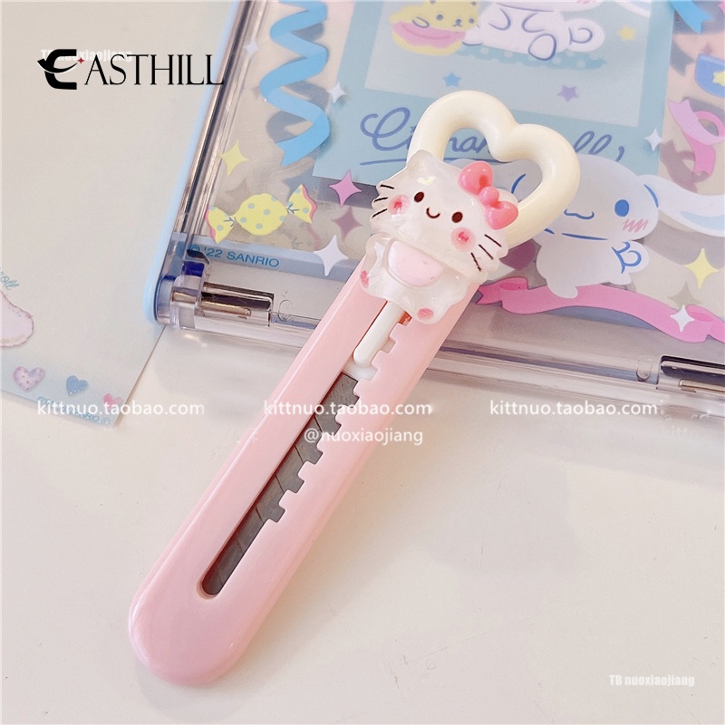 Dao Cắt Giấy Không Hộp Hình Hoạt Hình Sanrio Hellokitty My Melody Cinnamoroll Dễ Thương