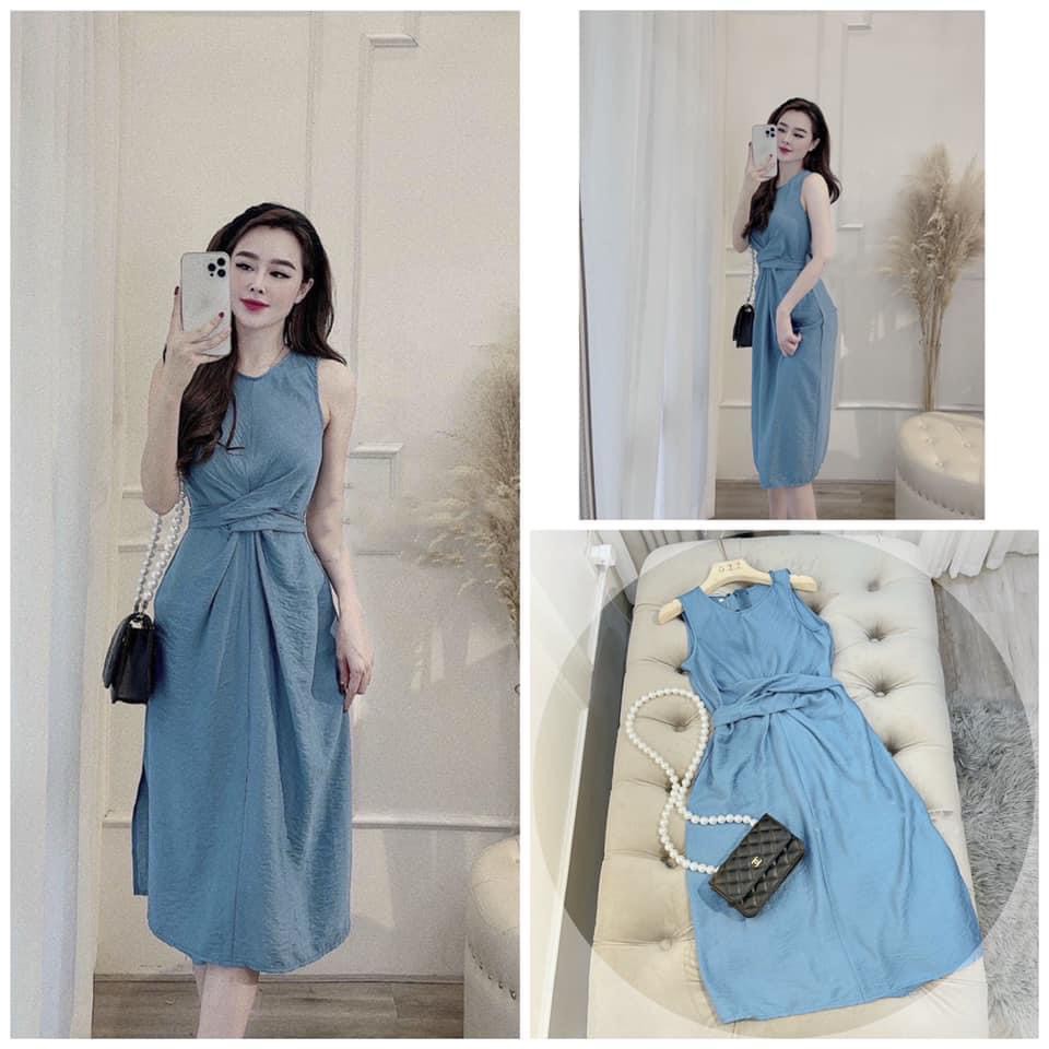 TT 19 - Đầm dự tiệc, thiết kế trẻ trung, sang trọng , kiểu cột eo cực kỳ cá tính. CHẤT ĐŨI