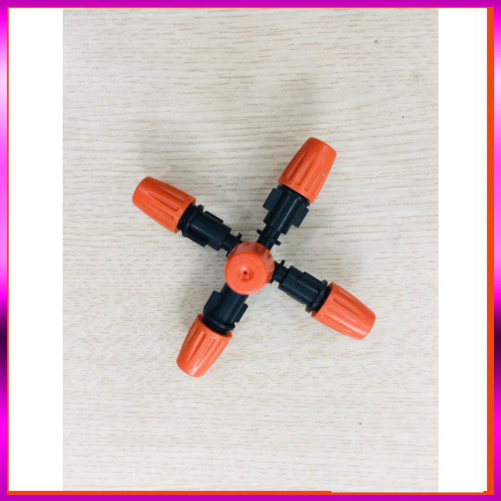 [GIÁ TỐT]  Béc phun sương 5 hướng kết nối nhanh dây 8mm (5tia)