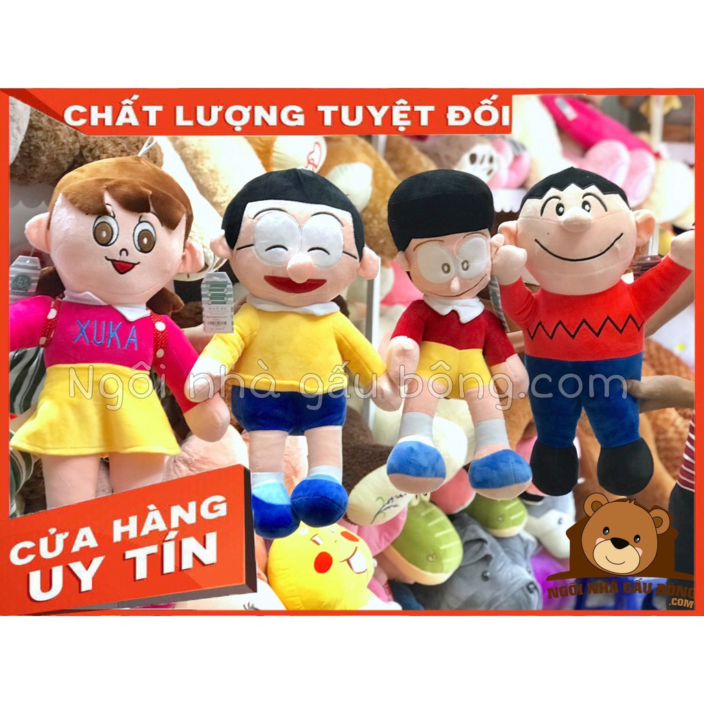 GẤU BÔNG XUKA, NOBITA,CHAIEN,XEKO