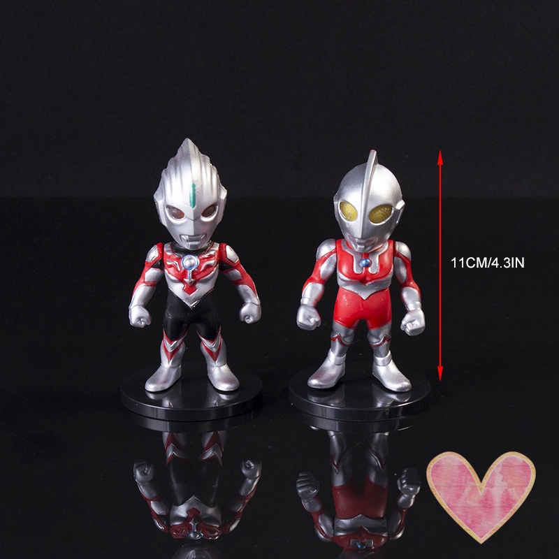 Đồ trang trí nhân vật Ultraman 11cm trang trí bánh kem sinh nhật cho bé