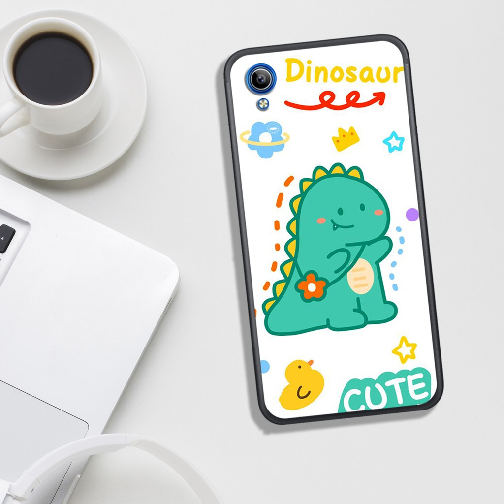 ỐP LƯNG  VIVO Y51/Y91C, IN HÌNH CHÚ KHỦNG LONG SIÊU CUTE PHO MAI.
