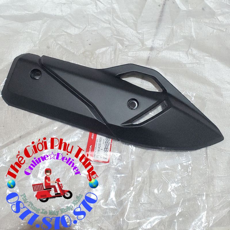 Ốp pô - Che pô - Vĩ pô Vario - Click 160cc zin Honda Thái Lan - 18318-K2S-N00