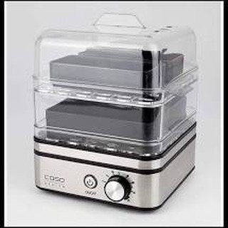 Nồi hấp điện 2 tầng mini caso ed10 27723