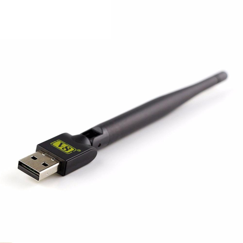 Thiết bị chuyển đổi ăng ten TV thường thành smart TV Freesat V8 USB 150Mbps