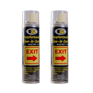 Sơn xịt dạ quang tự phát sáng trong đêm Phosphorescen Exit (Bosny)