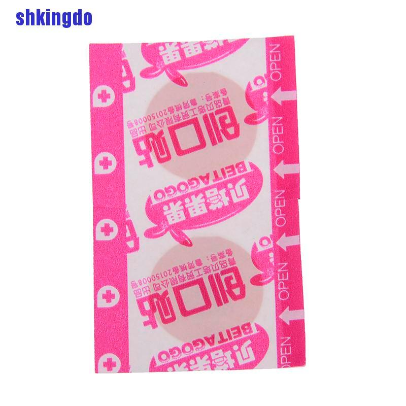 [Hàng mới về] Bộ 100 miếng băng dán cá nhân mini hình tròn dùng 1 lần tiện lợi