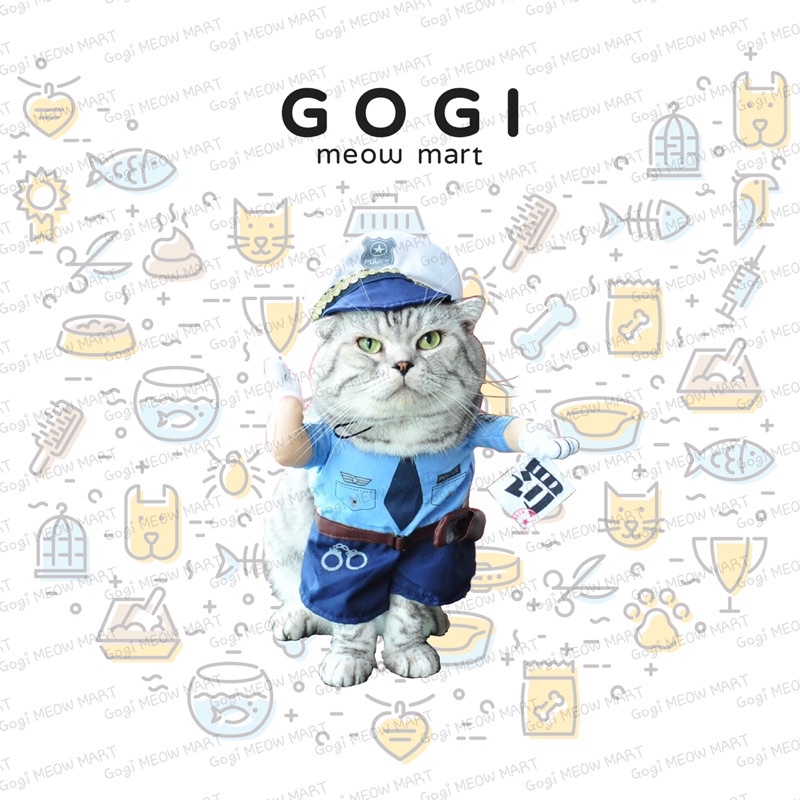 [GIÁ SỐC] Quần Áo Cosplay Bác Sĩ, Y Tá cho Chó Mèo xinh xắn -  Gogi MEOW MART