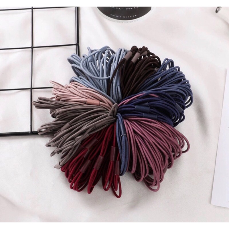 Dây cột tóc đơn giản mix 3 sợi