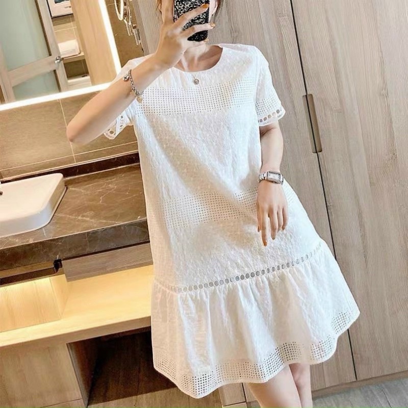Váy thô trắng hàng quảng châu
