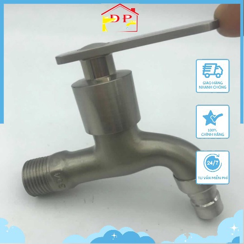 Vòi hồ, vòi nước xả nhanh inox 304 cao cấp VXN05