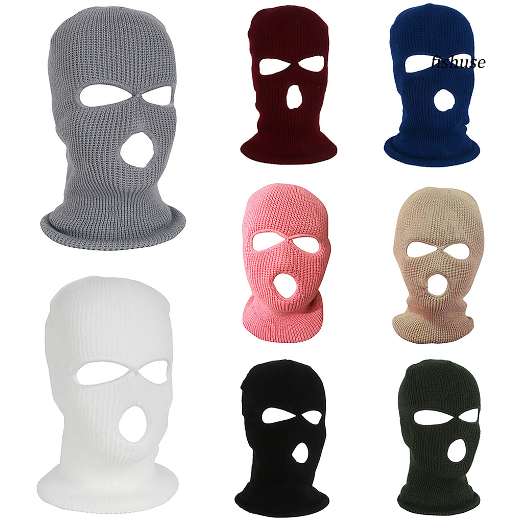 Mặt nạ trùm đầu kiểu ninja thiết kế 3 lỗ chống gió thoải mái