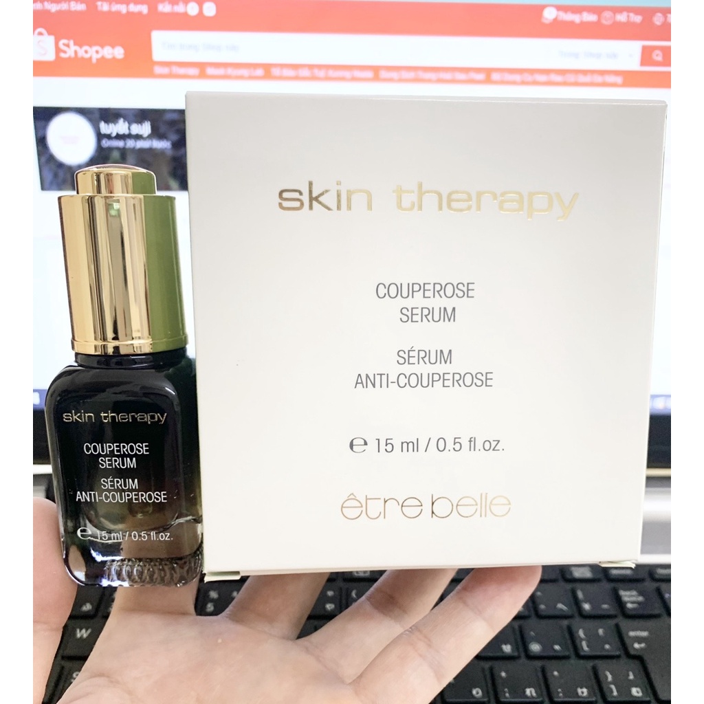 Tinh chất Skin Therapy đặc loại mụn do nhiễm corticoit, lộ mao mạch, phục hồi da yếu 15 ml