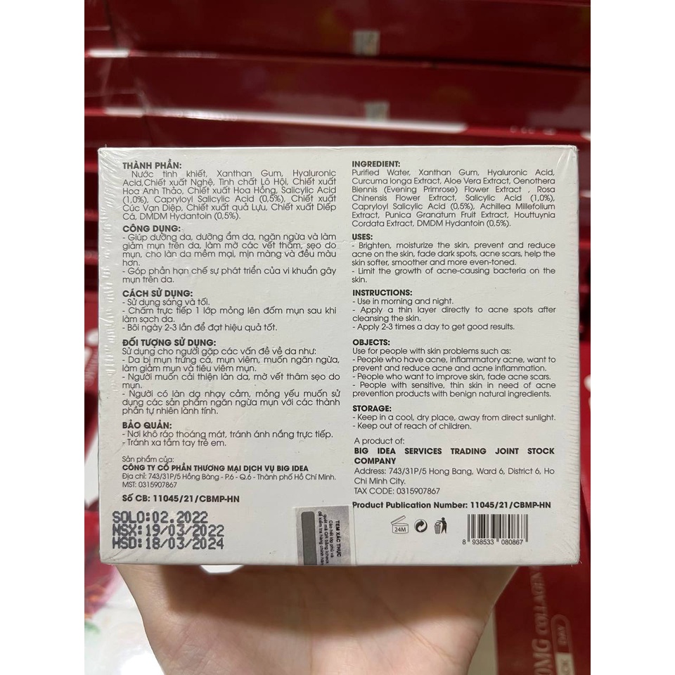 Serum dược mụn Dr halee