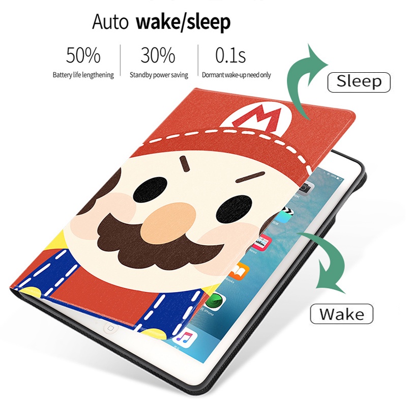 Ốp máy tính bảng hình hoạt hình cho iPad Air4 Air3 10.5 ipad9 ipad8 ipad7 10.2 pro11 ipad2/3/4 Air2 Pro9.7 2017/2018 mini54321