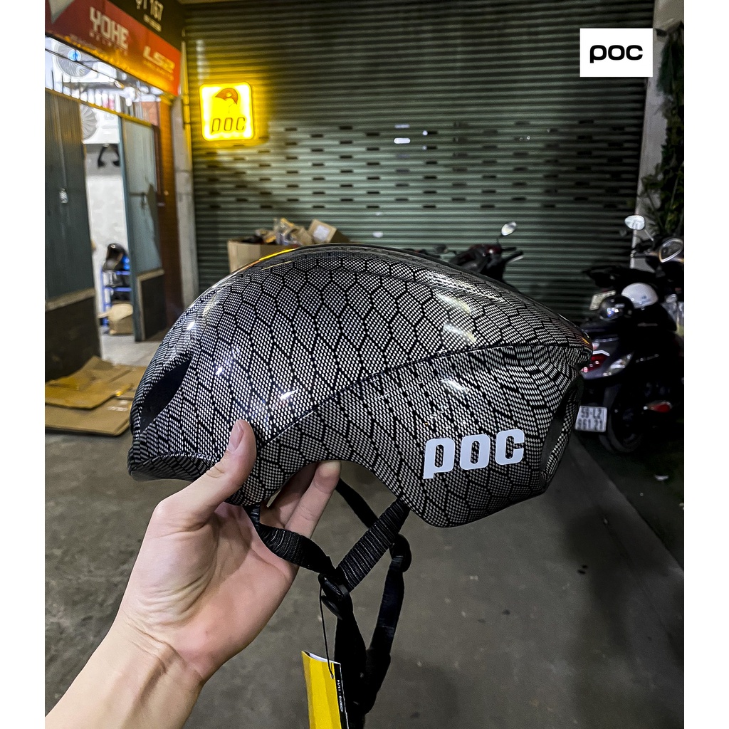 NÓN POC 02 MÀU TỔ ONG BÓNG CHÍNH HÃNG BẢO HÀNH 12 THÁNG