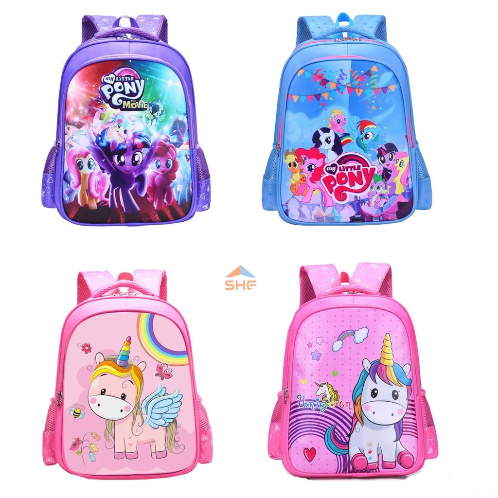 {SUSAM STORE} BALO HỌC SINH TIỂU HỌC 2 NGĂN LỚN PONY, ELSA, KITTY CHO BÉ GÁI