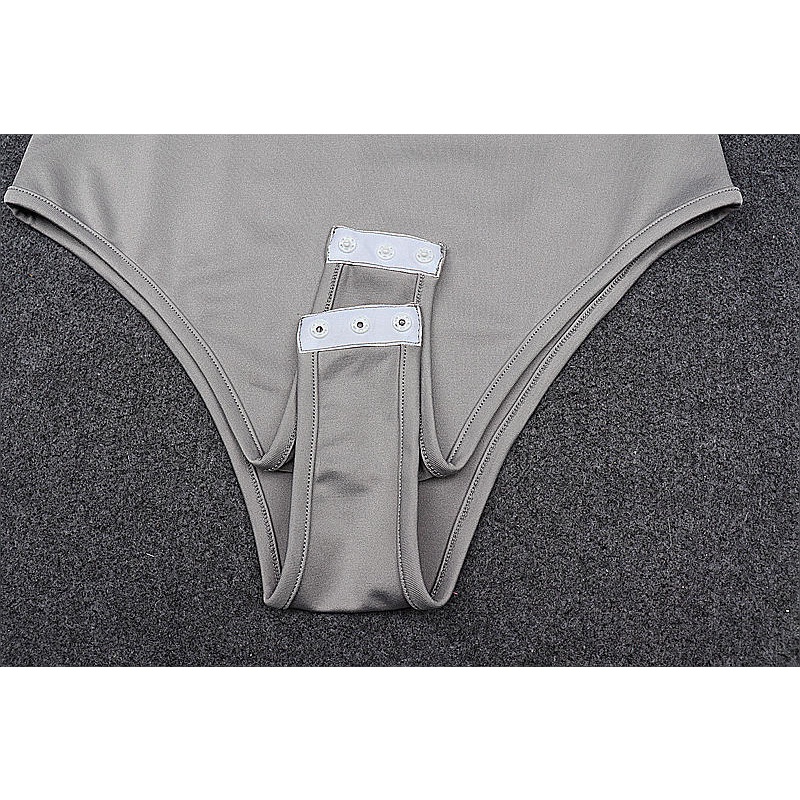 Phụ Nữ Sexy Hở Lưng Cổ Chữ V Bodysuit D0314