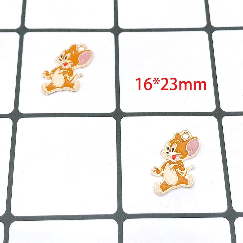 Móc Khóa Hình Chú Mèo Tom Và Jerry Dễ Thương Làm Bằng Hợp Kim Thủ Công diy
