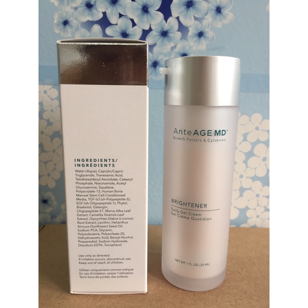 AnteAGE MD Brightener Dưỡng Sáng Trắng Sáng Mạnh, Giúp Làn Da Sáng Khoẻ, Đều Màu 30ml