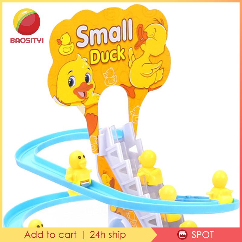 [Baosity1] Bộ Đồ Chơi Vịt Điện Tử Có Đèn LED Và Nhạc Cho Bé