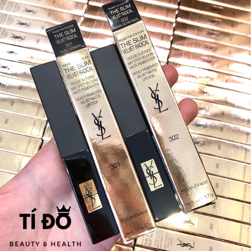 YSL - Son Thỏi Nhung Lì The Slim Velvet Radical Matte [MỚI NHẤT❤️‍]