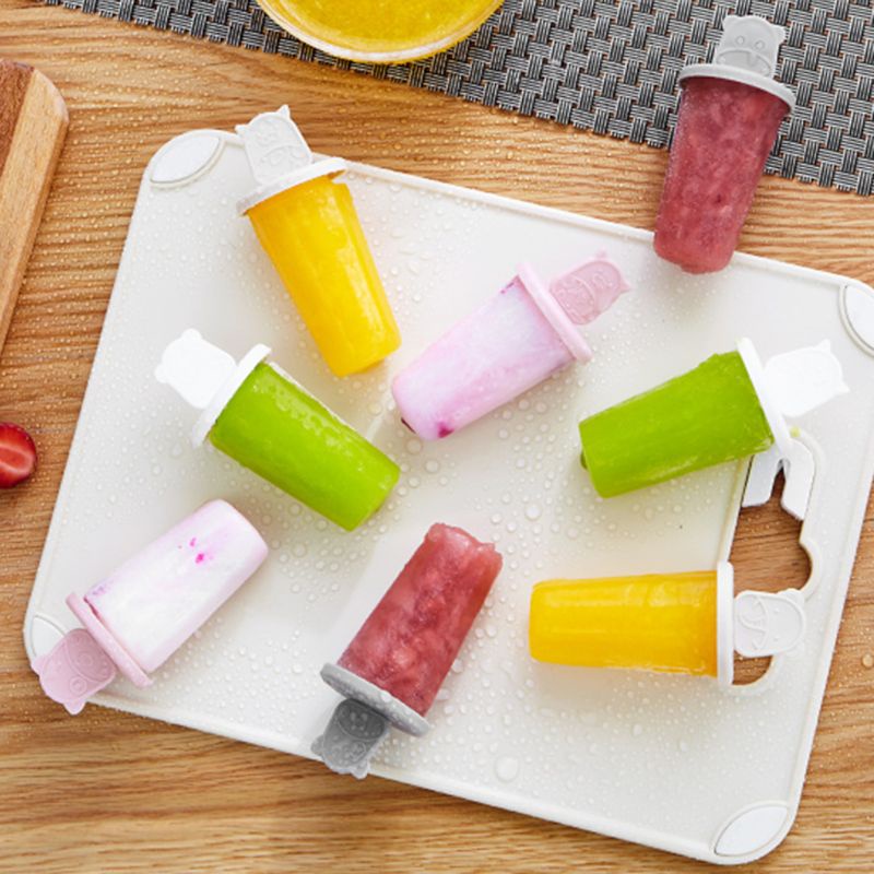 Khuôn Làm Kem Que Hình Động Vật Dễ Thương