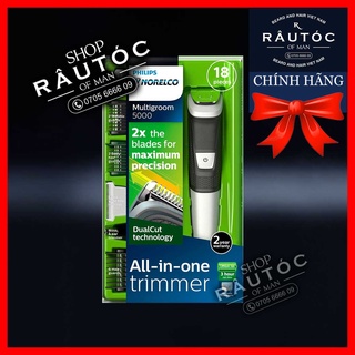 Tông đơ philips norelco multigroom 5000 đa năng giúp cắt tỉa râu, tóc, lông mũi