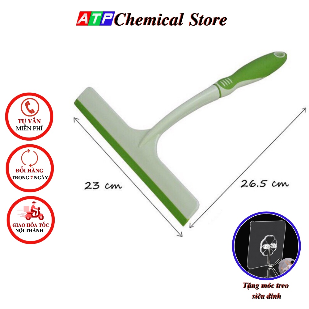 Cây lau kính cầm tay dài 24cm, dụng cụ lau kính xe ô tô siêu cứng cáp