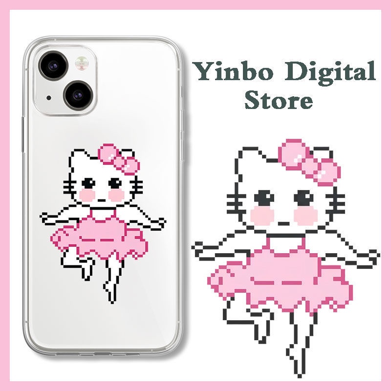 Ốp Điện Thoại Tpu Dẻo Họa Tiết HELLO KITTY Cho iPhone 14 11 12 13 pro max XS X XR XSMax 7 8 6 6s plus SE 2020