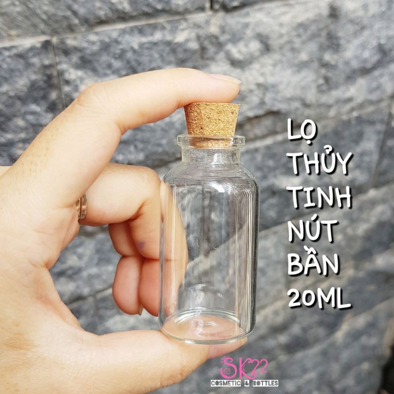 ❌Set 3 LỌ THỦY TINH NÚT BẦN 10ML/20ML❌