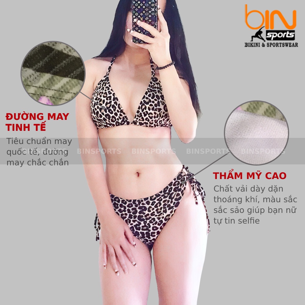 Bikini 2 Mảnh tam giác nhiều màu sexy quyến rũ Bin Sports BHV113