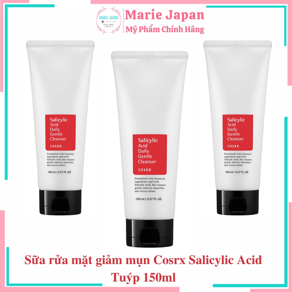 Sữa rửa mặt giảm mụn Cosrx Salicylic Acid TUÝP ĐỎ Daily