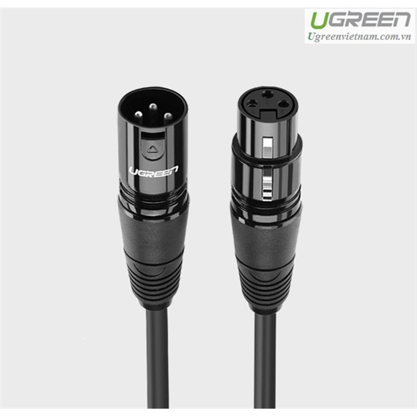 Cáp nối dài Microphone XLR 5m chính hãng Ugreen 20712 cao cấp