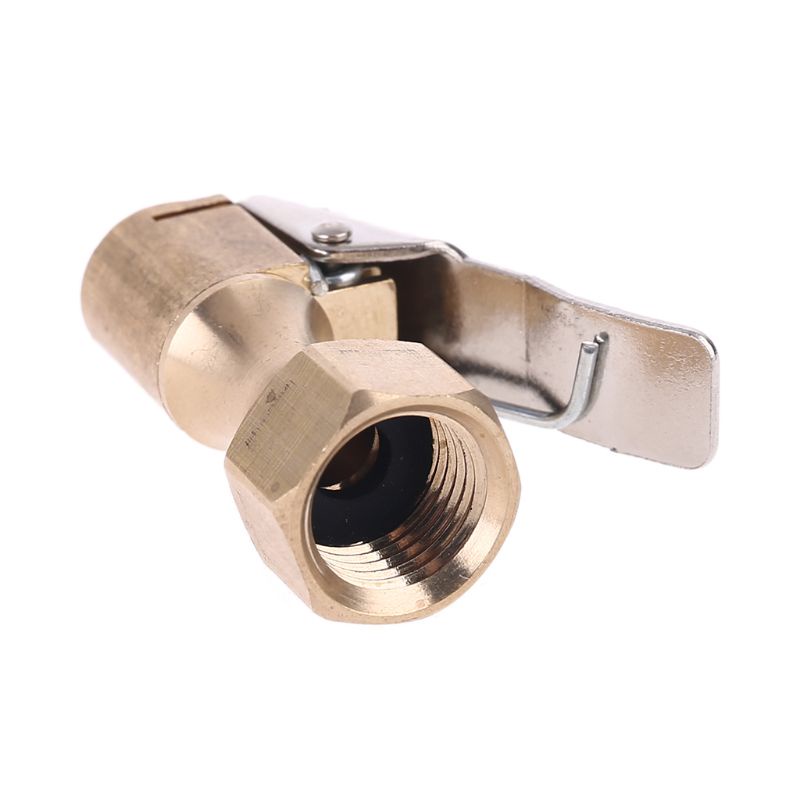 Đầu Kẹp Ống Bơm Lốp Xe Hơi Tự Động 1 / 4 &quot;Bằng Đồng Thau
