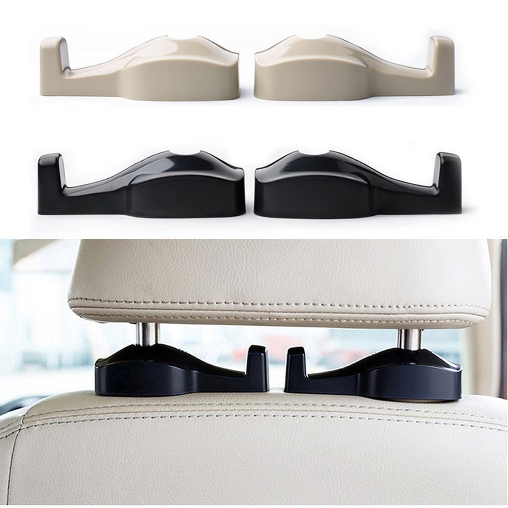 Bộ 2 móc treo đồ sau ghế trên ô tô⚡️LOẠI 1⚡️ Bộ 2 móc treo đồ chất liệu nhựa ABS cao cấp, chắc chắn, độ bền cao