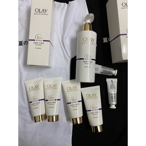 Có sẵn - dưỡng thể Olay body lotion âu lầy retinol b3 niacinamide
