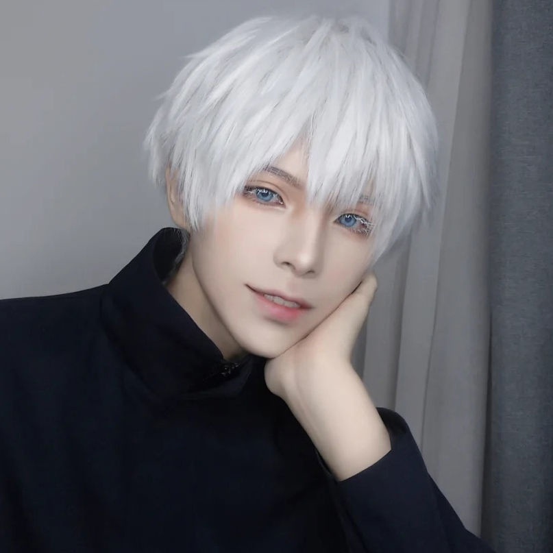 Tóc Giả Ngắn Hóa Trang Nhân Vật Anime Zhengtai Phong Cách Nhật Bản Cho Nam