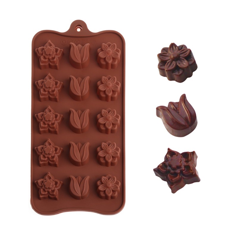 Silicone Chocolate Cookies Candy Baking Mold Muffin Cupcake Mold