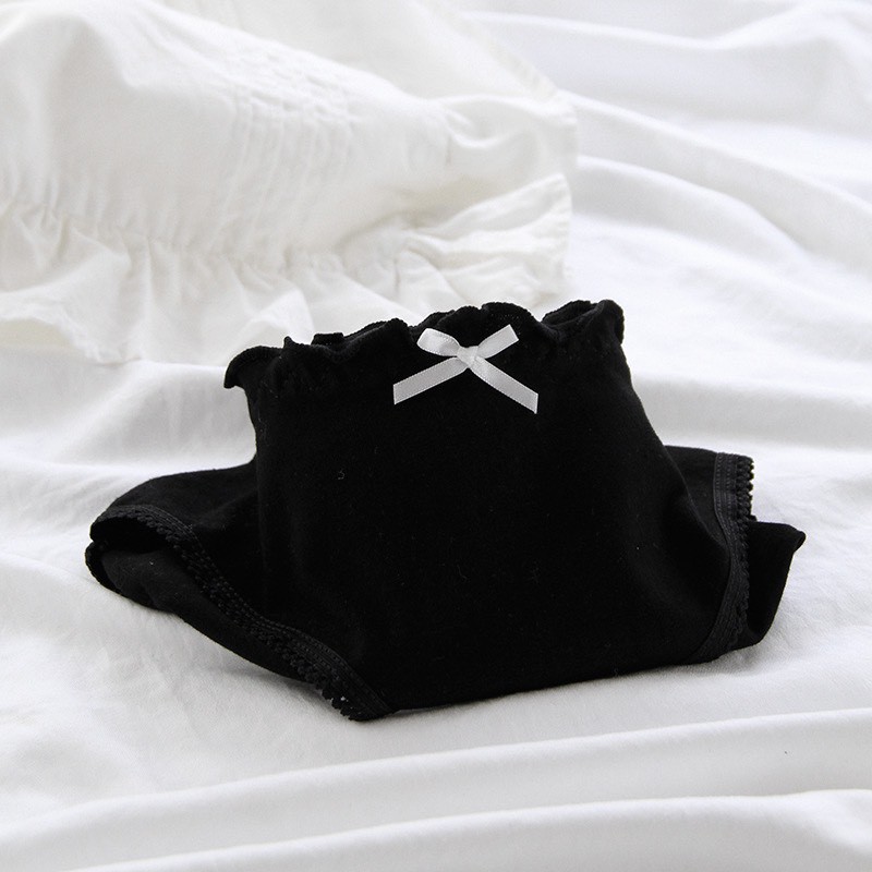 Quần lót nữ cotton họa tiết da báo cá tính sexy gợi cảm viền ren có nơ cao cấp DOLLY SECRET QL046 | BigBuy360 - bigbuy360.vn