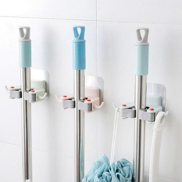 Kẹp treo chổi lau nhà và dụng cụ nhà bếp đa chức năng - DMA store