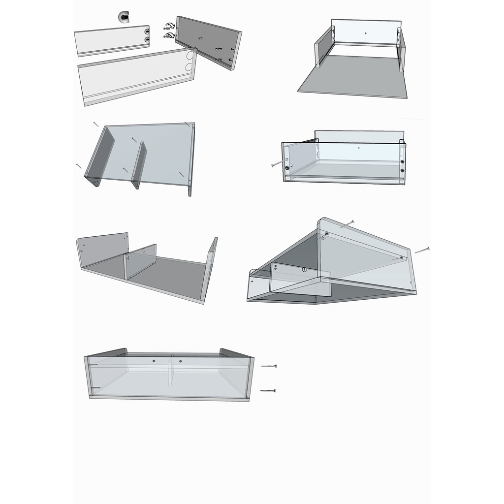 Bàn Trang Điểm Ngồi Bệt FUNA LED Cảm Ứng- AK12 (CÓ HƯỚNG DẪN LẮP ĐẶT, SẢN PHẨM BỌC XỐP CẨN THẬN)