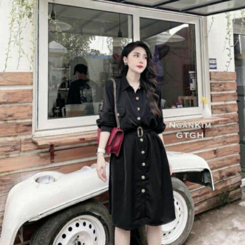 VÁY BẦU CÔNG SỞ CHẤT ĐŨI KẾT HỢP SAU SINH