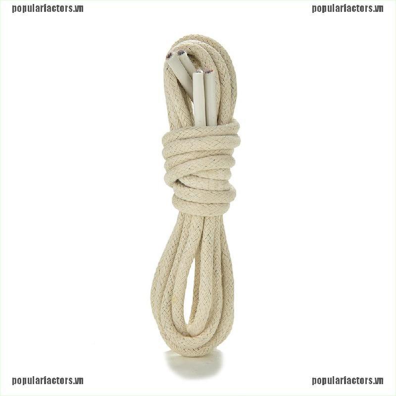 (Phổ Biến) Dây Giày Da Dạng Tròn Nhiều Màu Sáp 27.6 ''