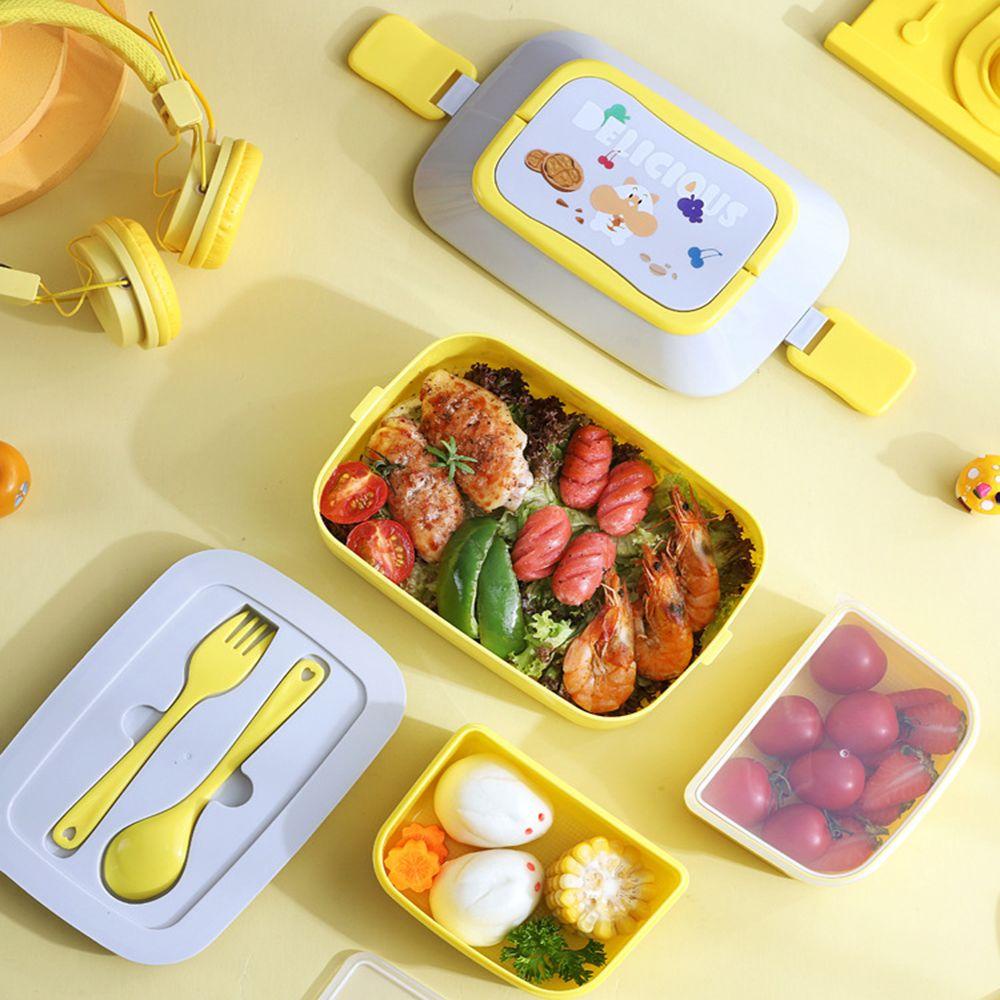 Hộp Đựng Cơm Trưa Cách Nhiệt Họa Tiết Hoạt Hình Dễ Thương